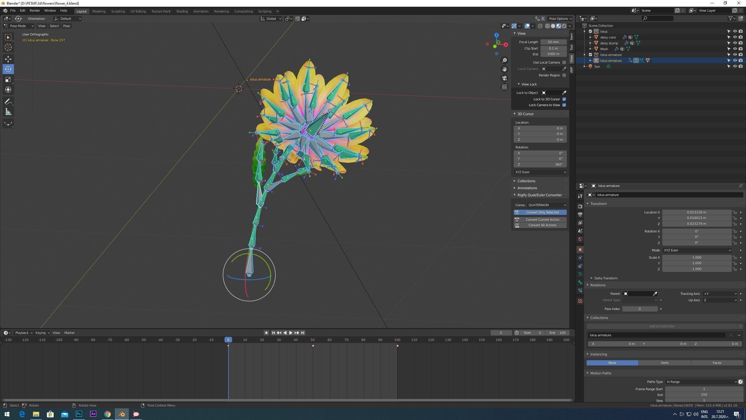 daisyflower daisies - daisies 3D model_6
