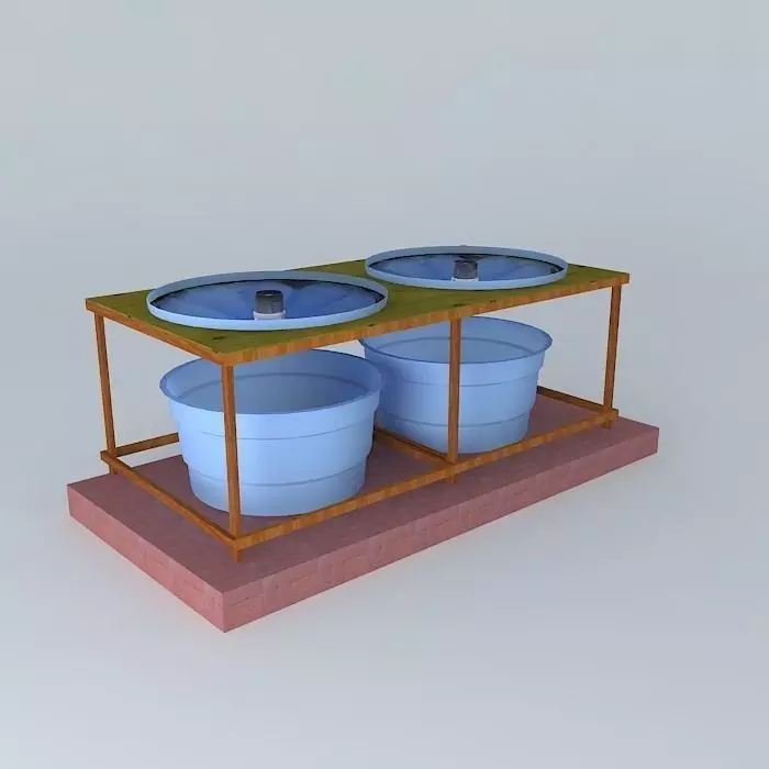 Bed cultivation for duckweed Free 3D model