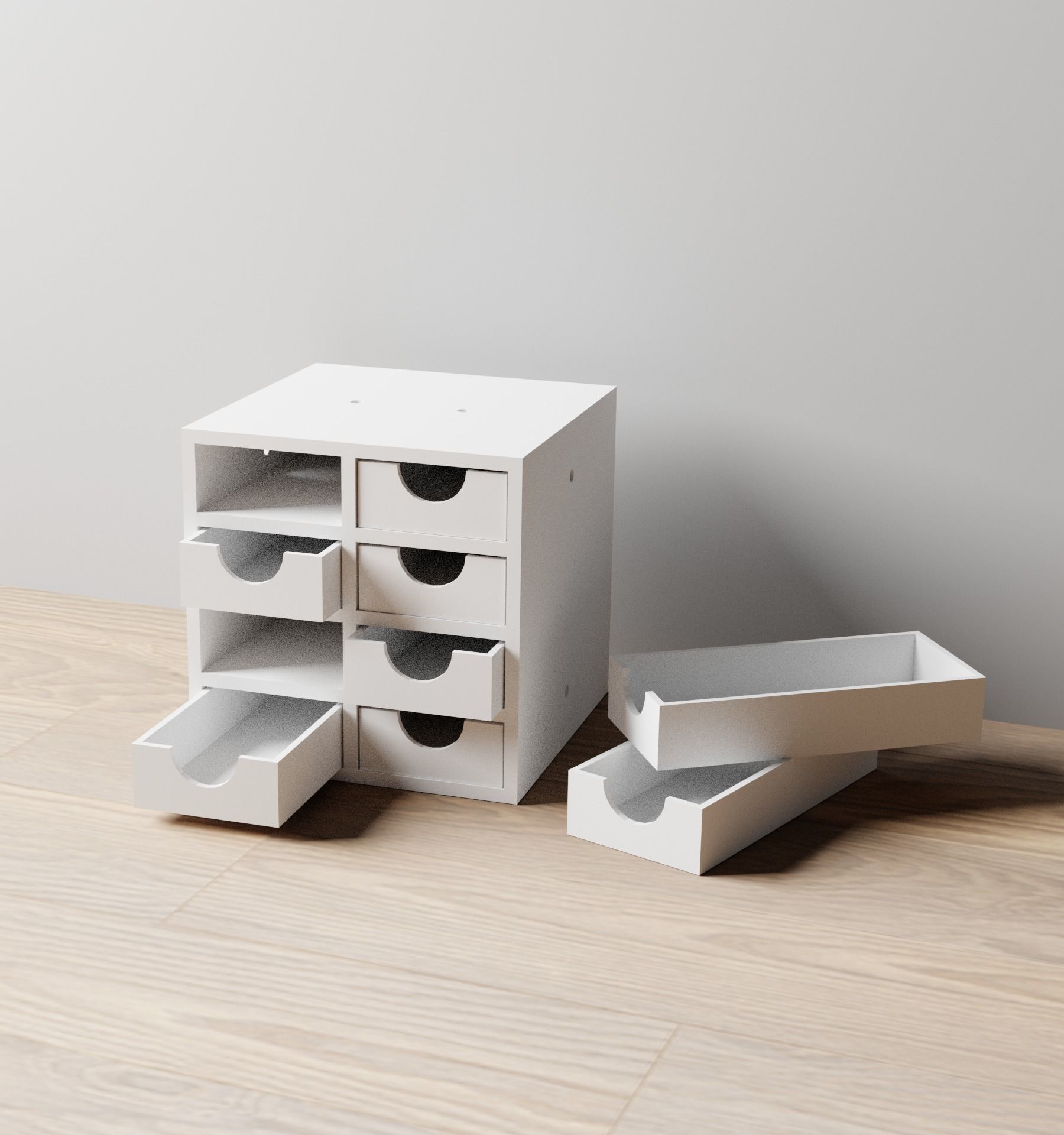 027M LA Unit 8 Drawer 3D print model_2