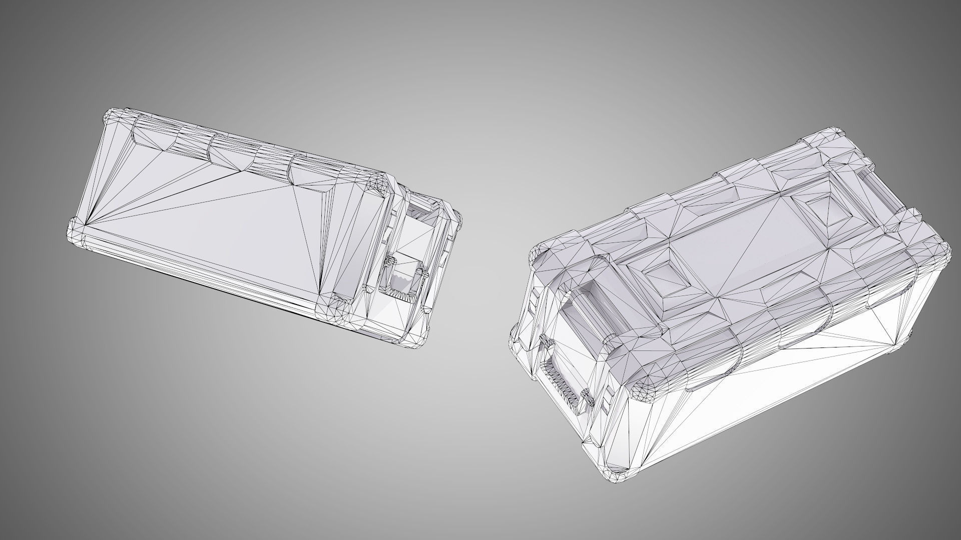 Sci Fi Crate AAA PBR Game Ready Asset Low-poly 3D model_11