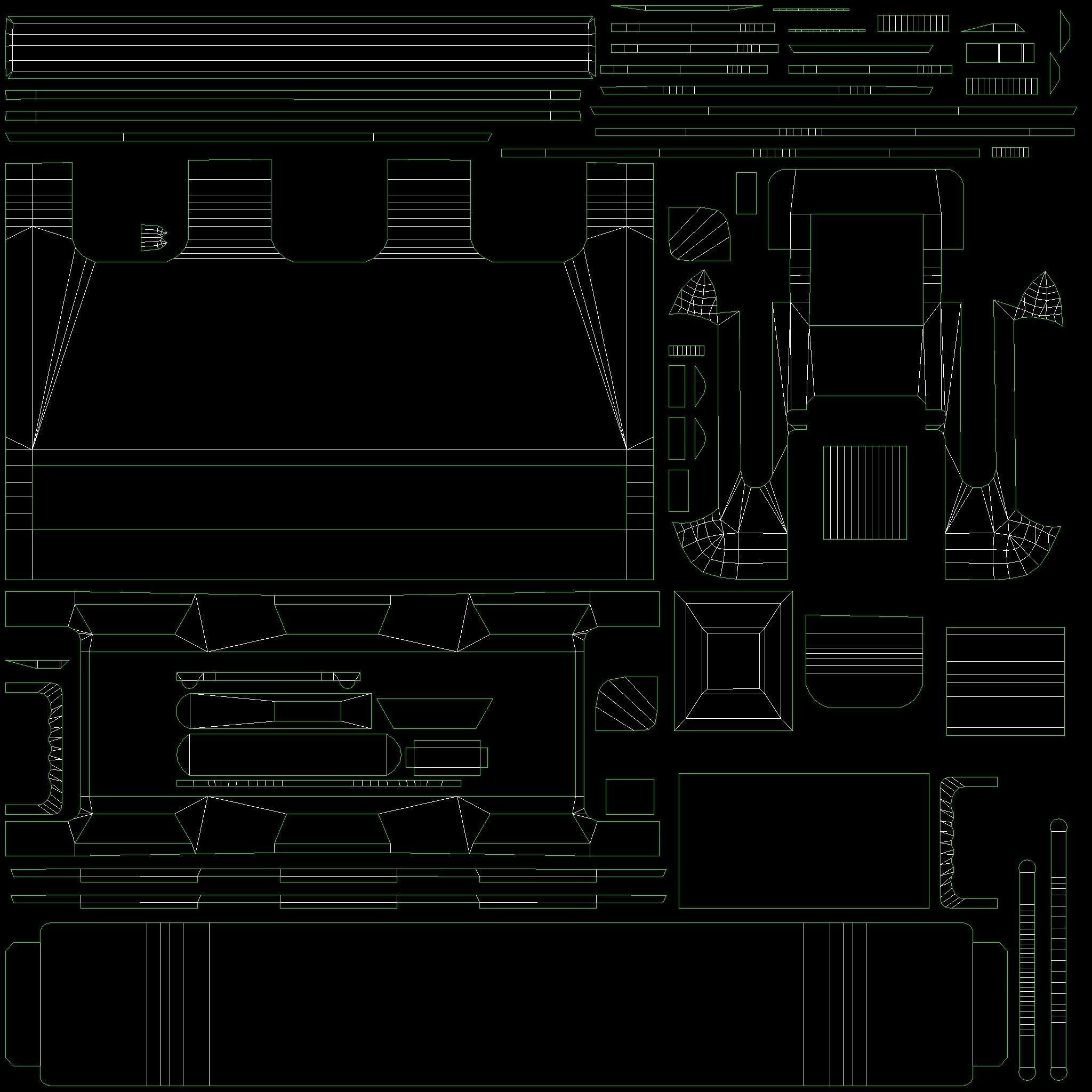 Sci Fi Crate AAA PBR Game Ready Asset Low-poly 3D model_14