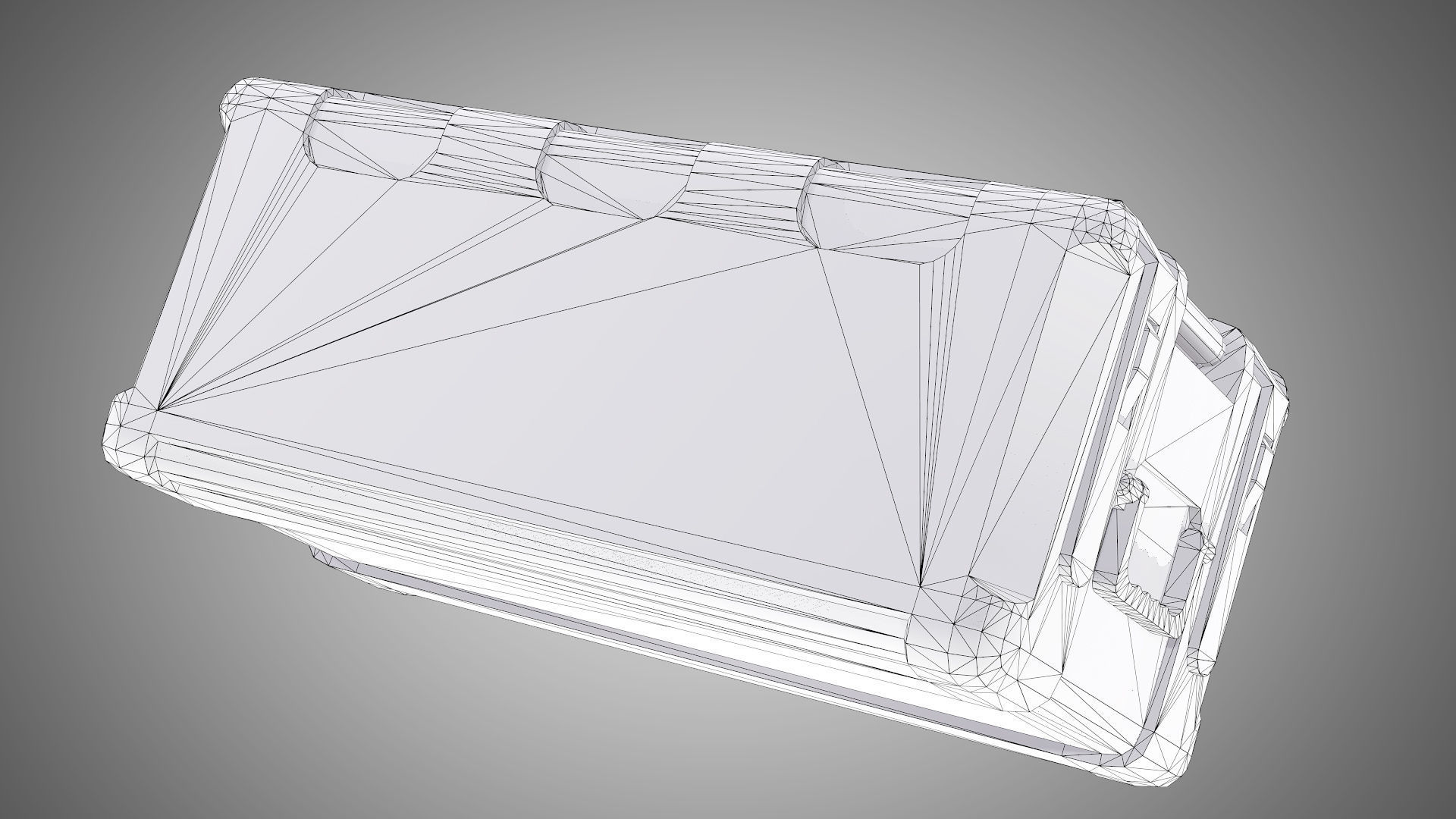 Sci Fi Crate AAA PBR Game Ready Asset Low-poly 3D model_12