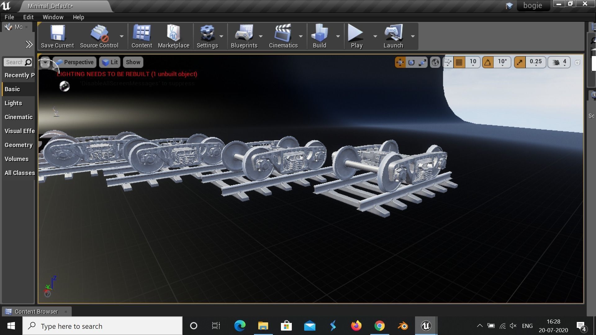 Railway Freight Bogie 18-100 Game ready Low-poly 3D model_18