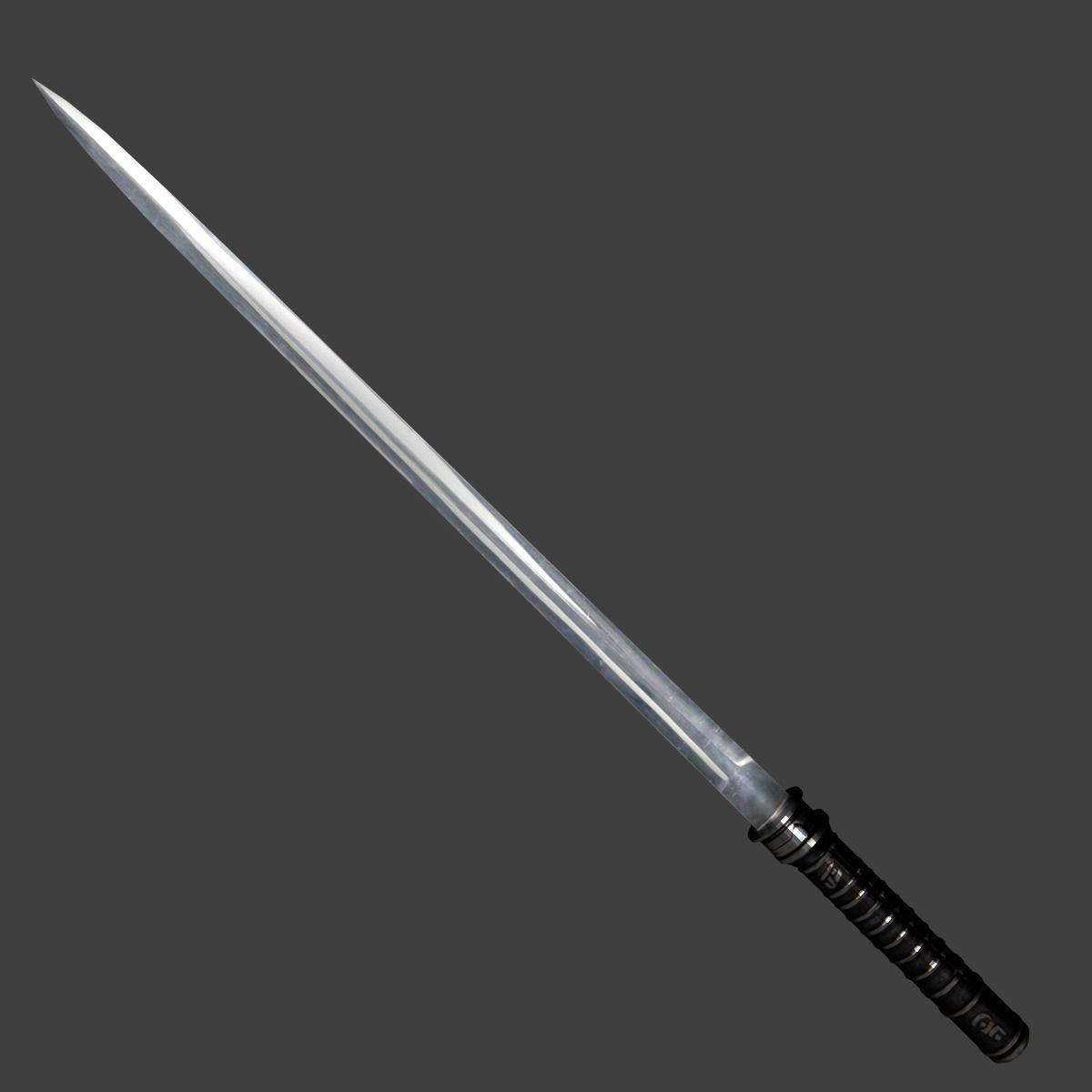 Japanese Katana low-poly Low-poly 3D model_0