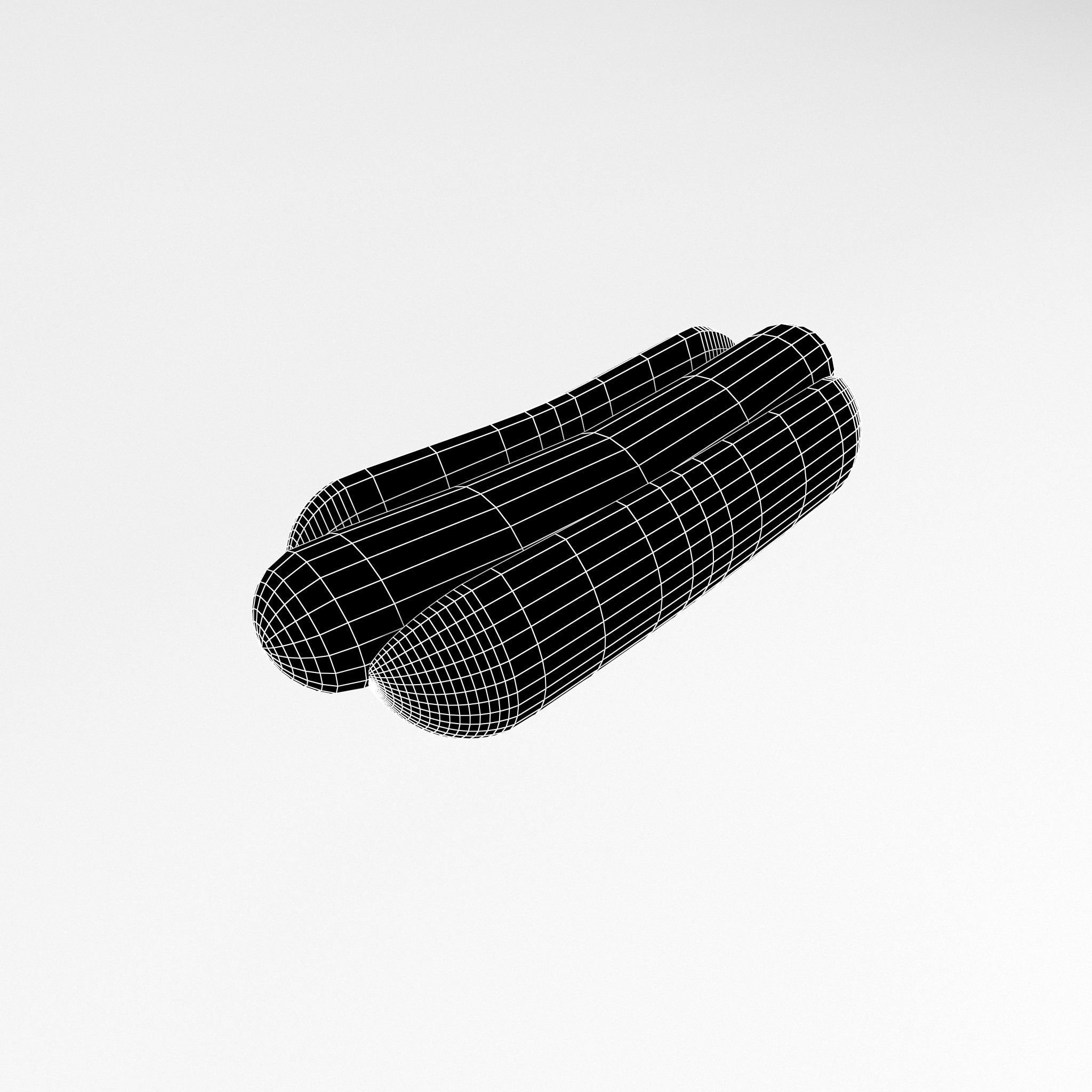 Hotdog v1 002 Low-poly 3D model_4
