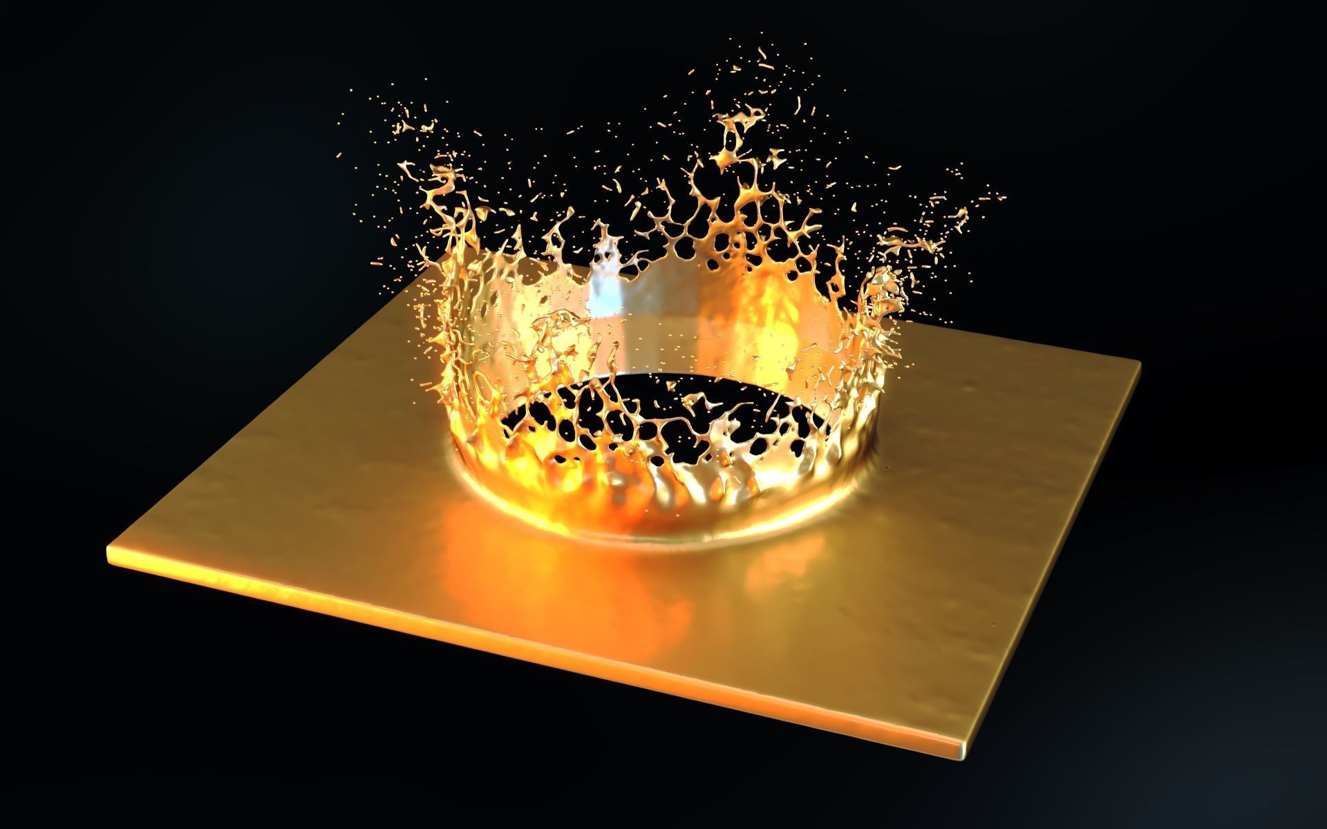 Water Splash 3D model_6