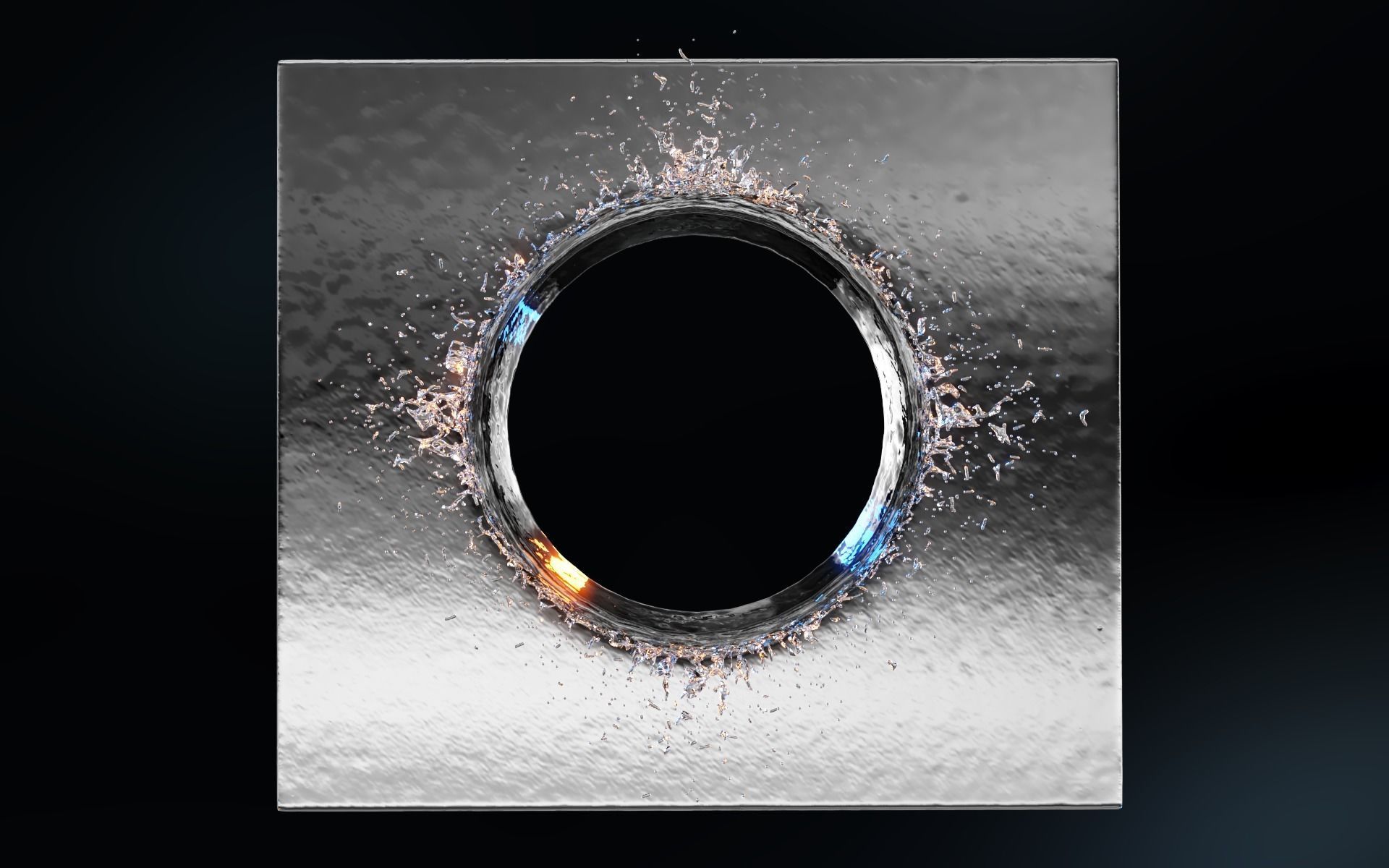 Water Splash 3D model_5