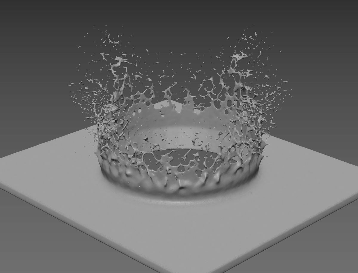 Water Splash 3D model_10