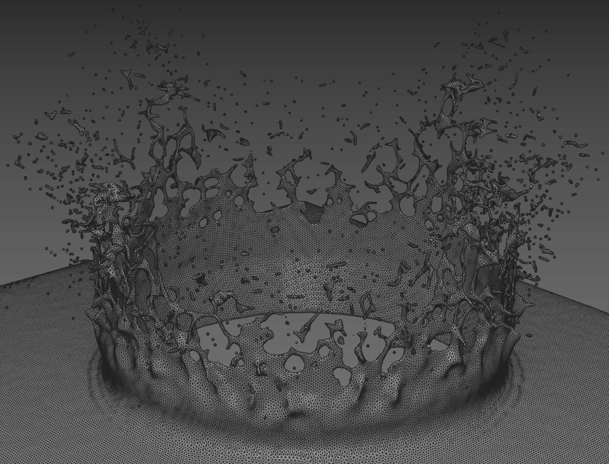Water Splash 3D model_9