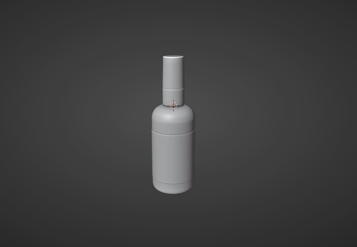 pump bottle Low-poly 3D model_6