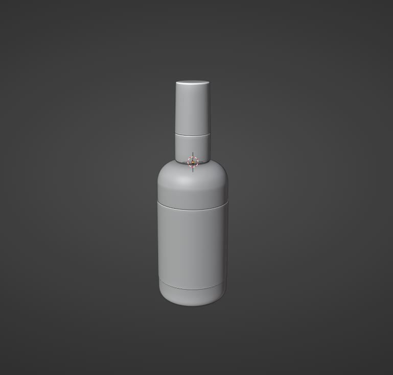 pump bottle Low-poly 3D model_5