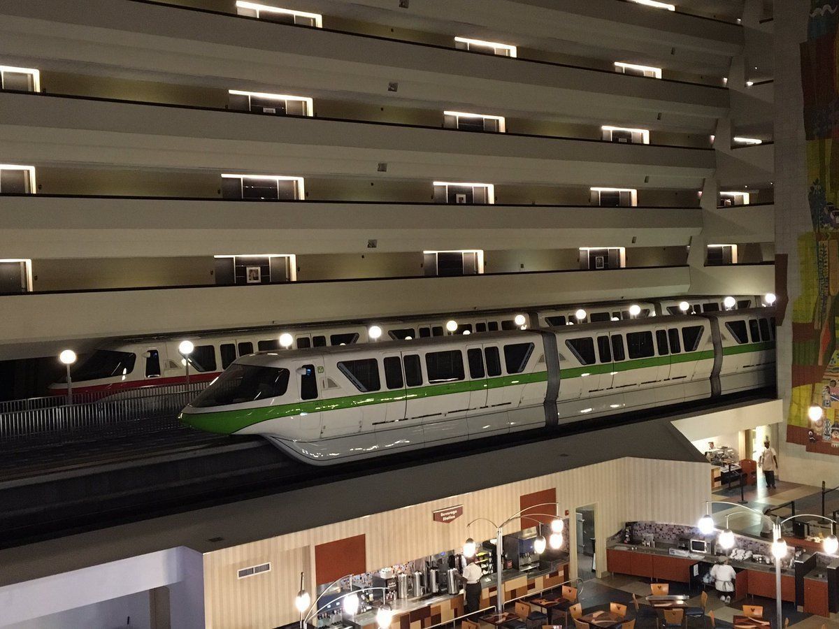 Monorail Bombardier Mark VI Cab and Cars N 1-160 Disney World 3D print model_1