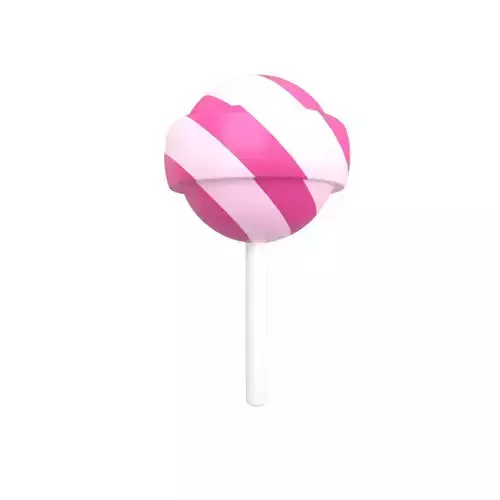 Lollipop v3 001 Low-poly 3D model