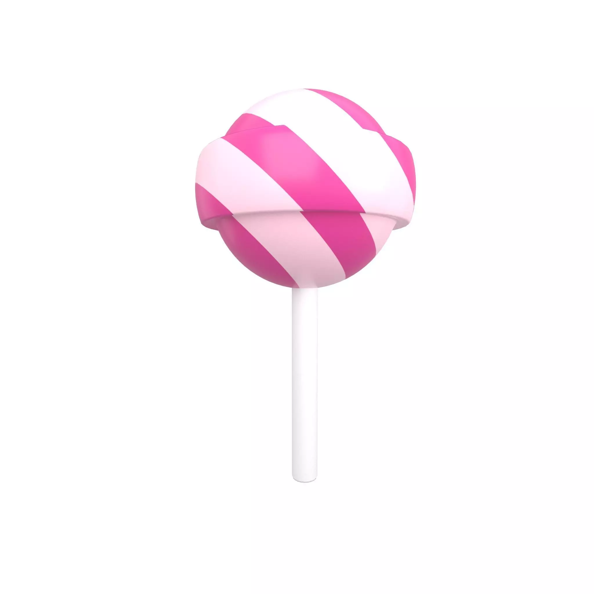Lollipop v3 001 Low-poly 3D model_0