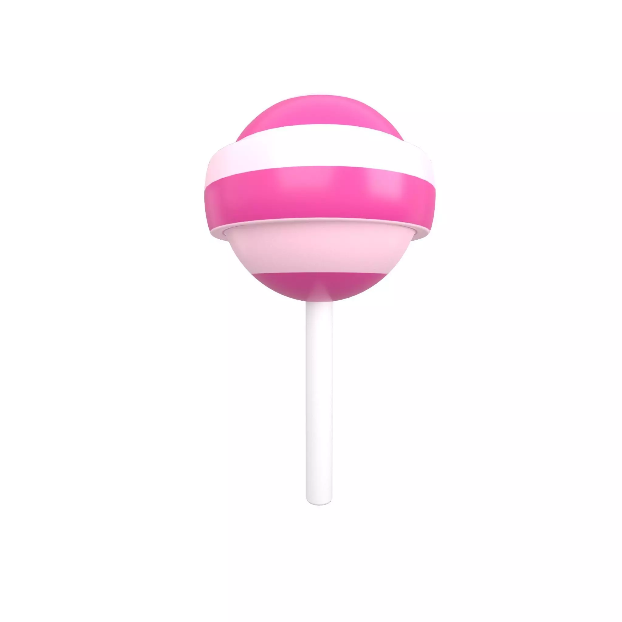 Lollipop v3 002 Low-poly 3D model_0