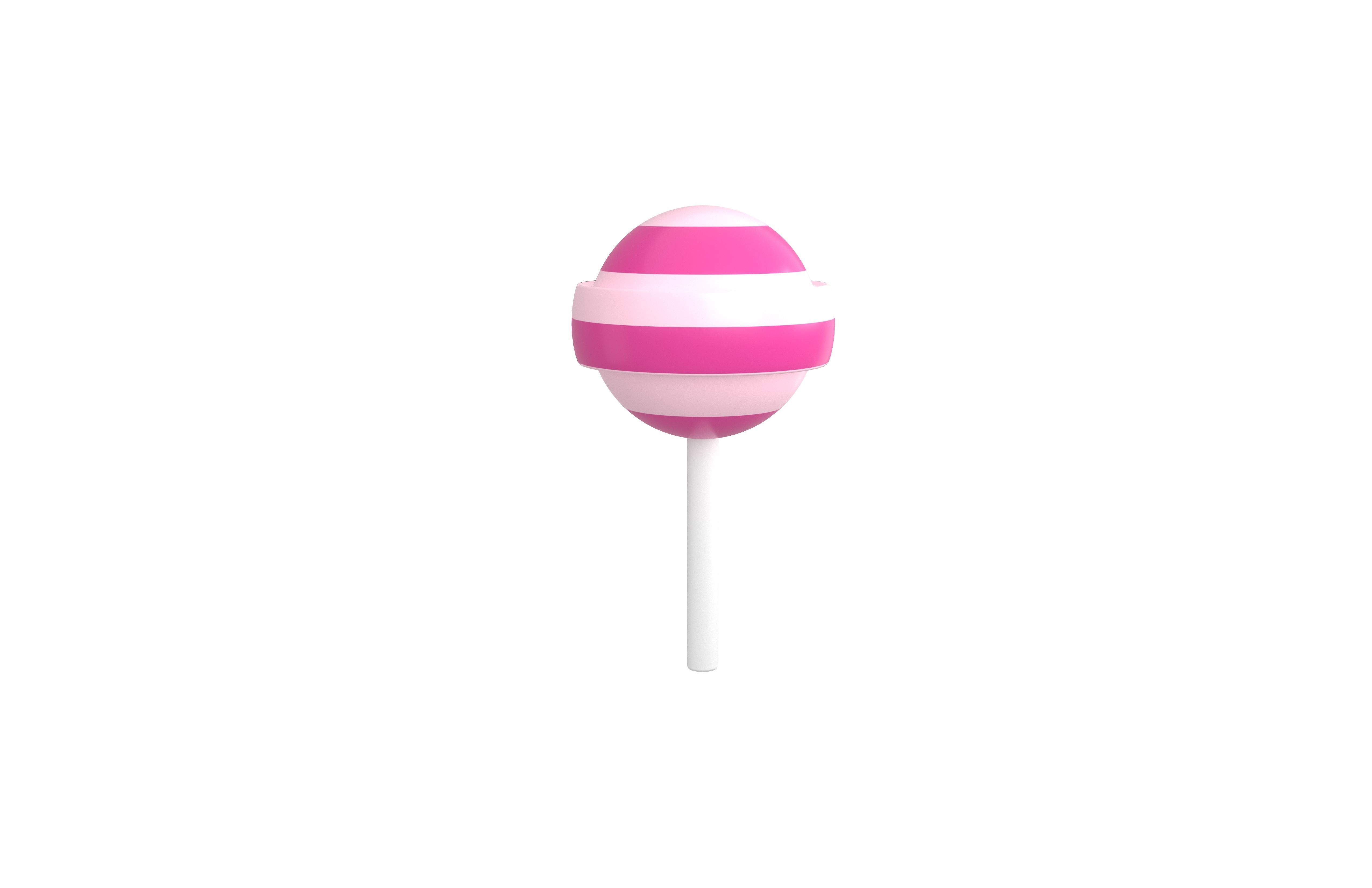 Lollipop v3 002 Low-poly 3D model_3