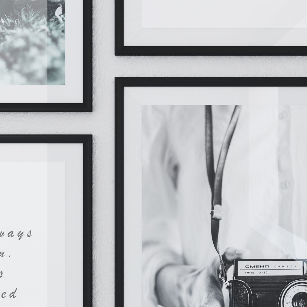 Scandinavian Posters 3D model_1