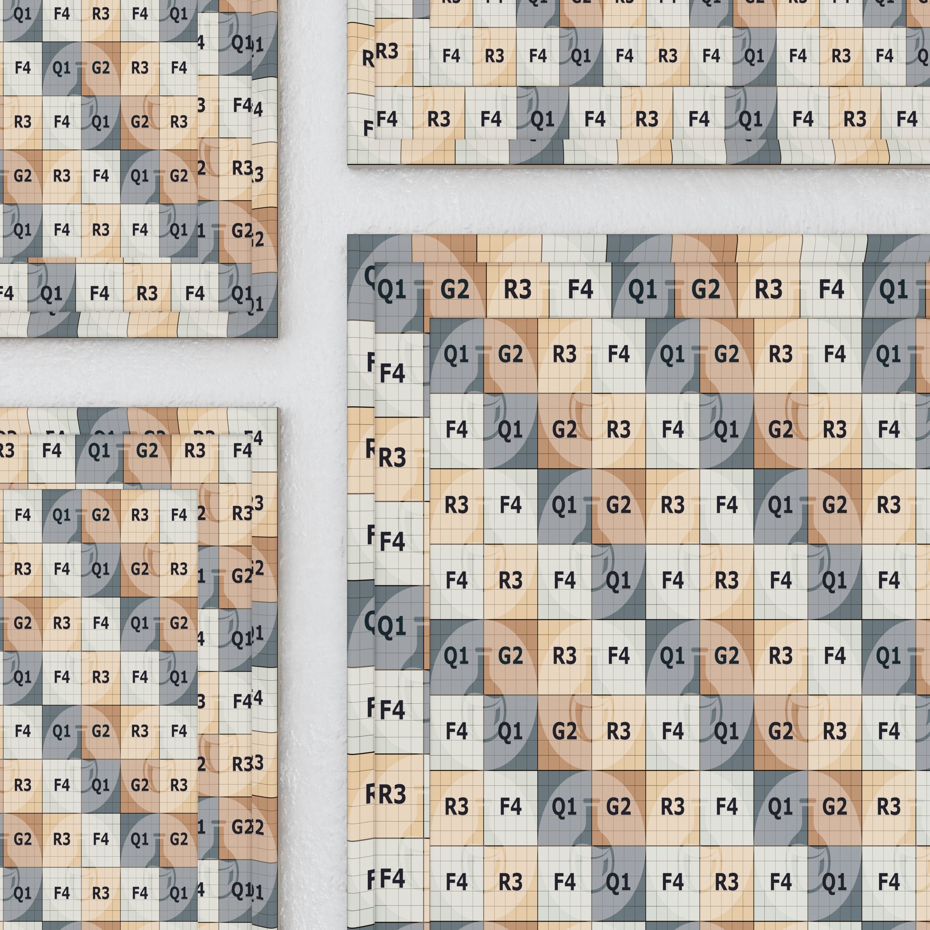 Scandinavian Posters 3D model_2