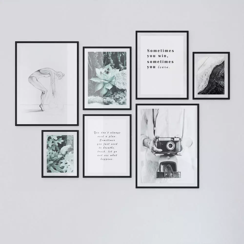 Scandinavian Posters 3D model_0