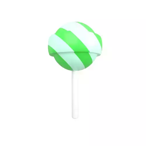 Lollipop v3 005 Low-poly 3D model