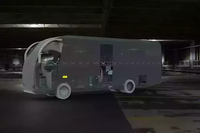 Concept bus 3D model