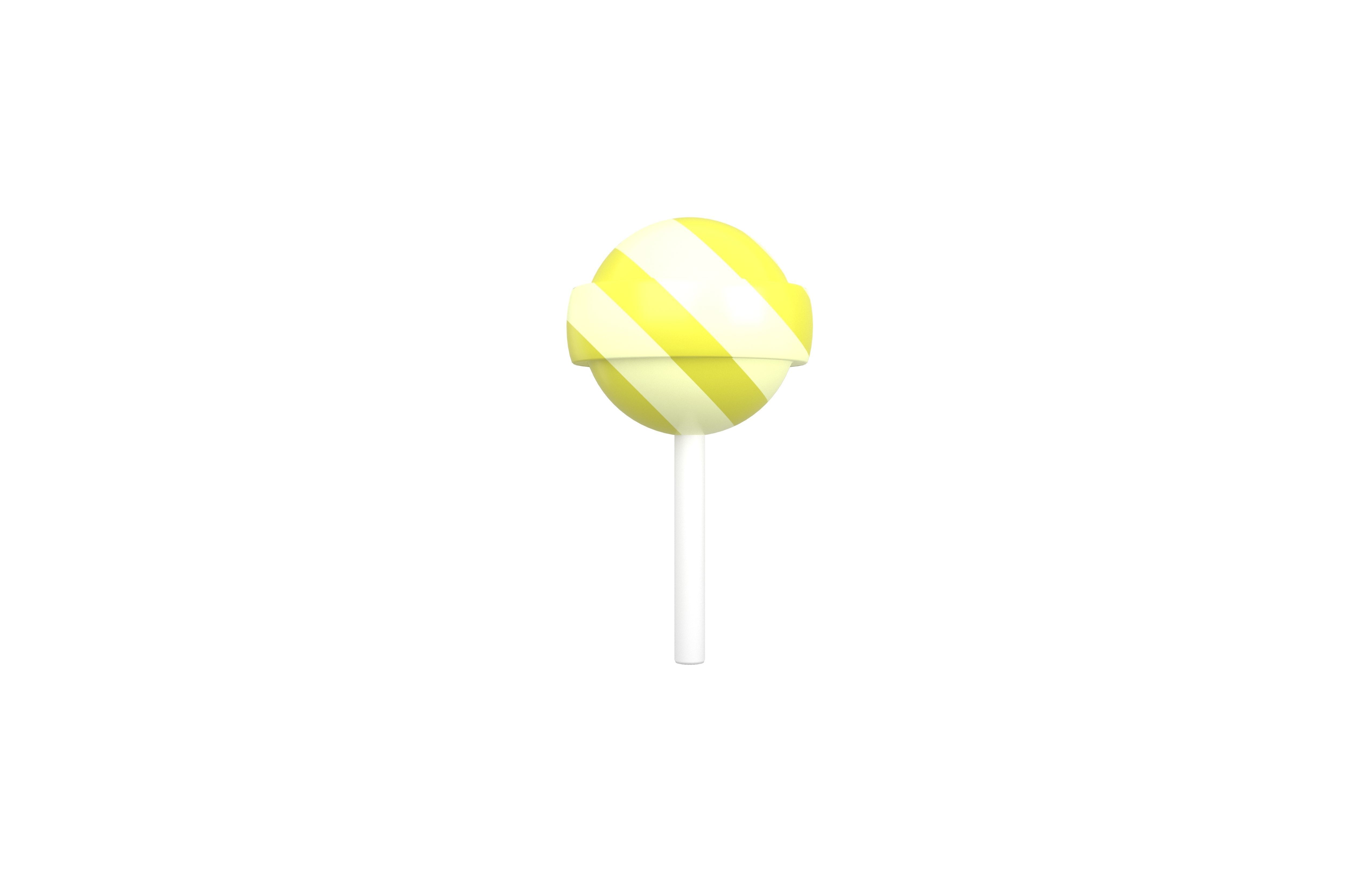 Lollipop v3 007 Low-poly 3D model_1