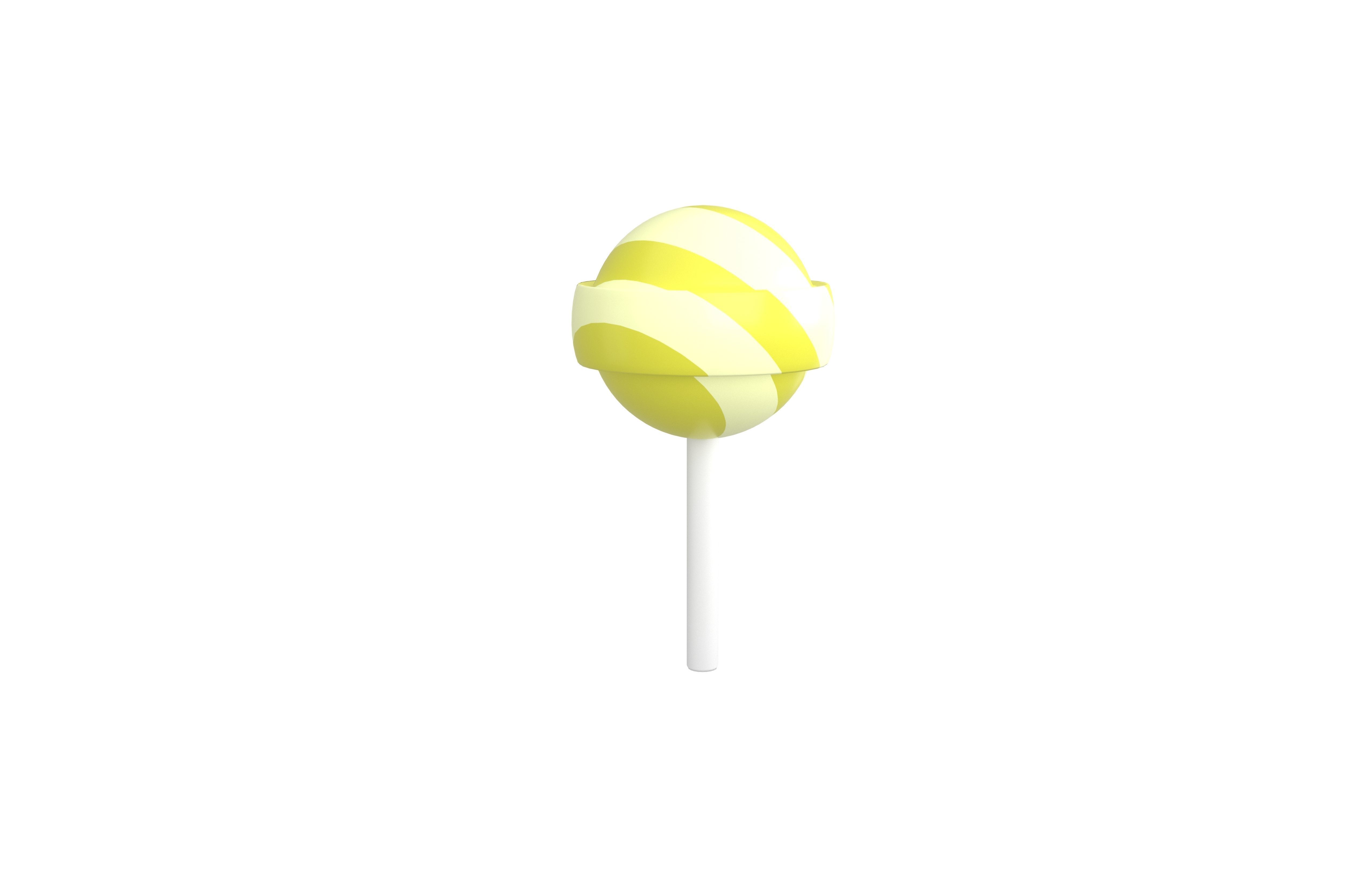 Lollipop v3 007 Low-poly 3D model_3