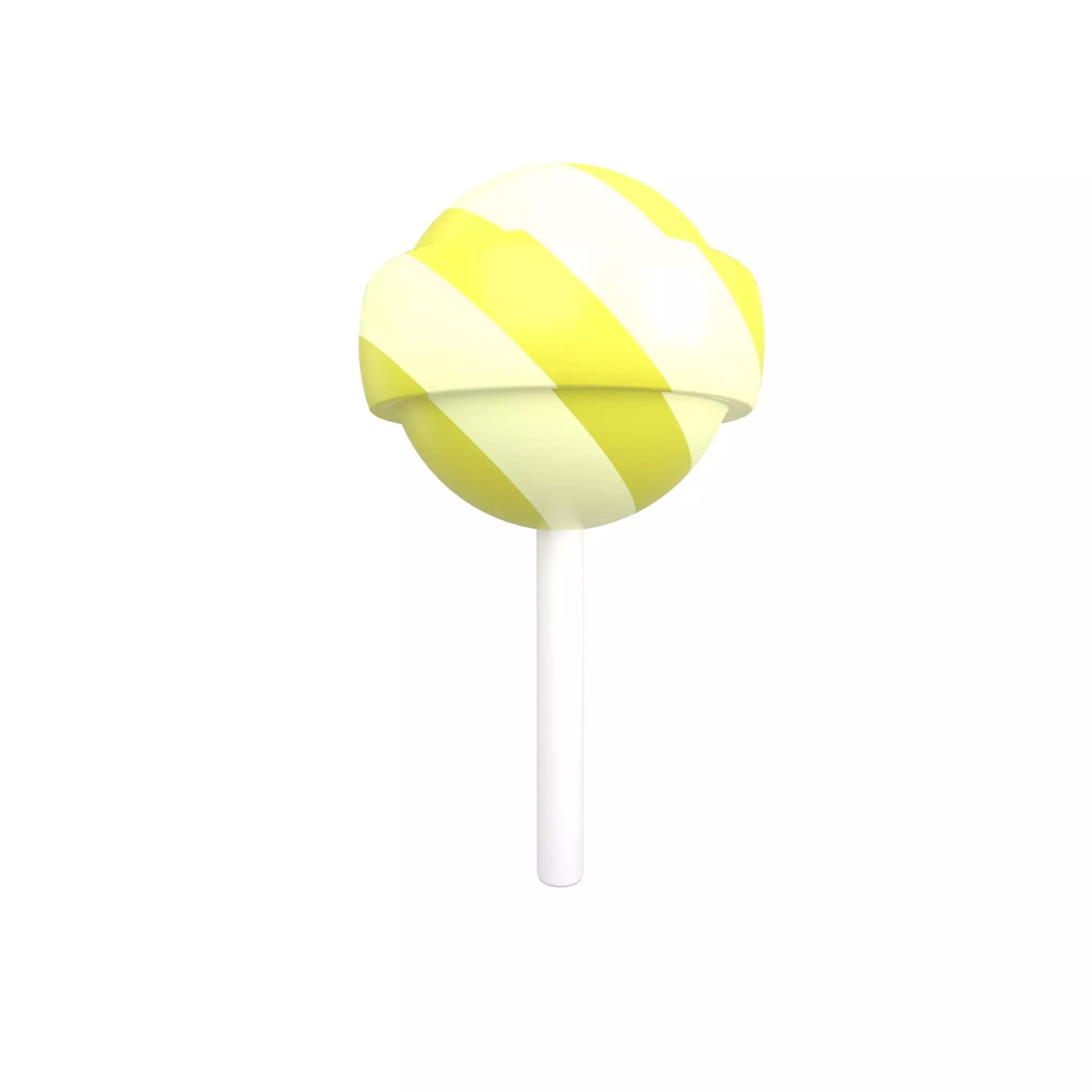 Lollipop v3 007 Low-poly 3D model_0