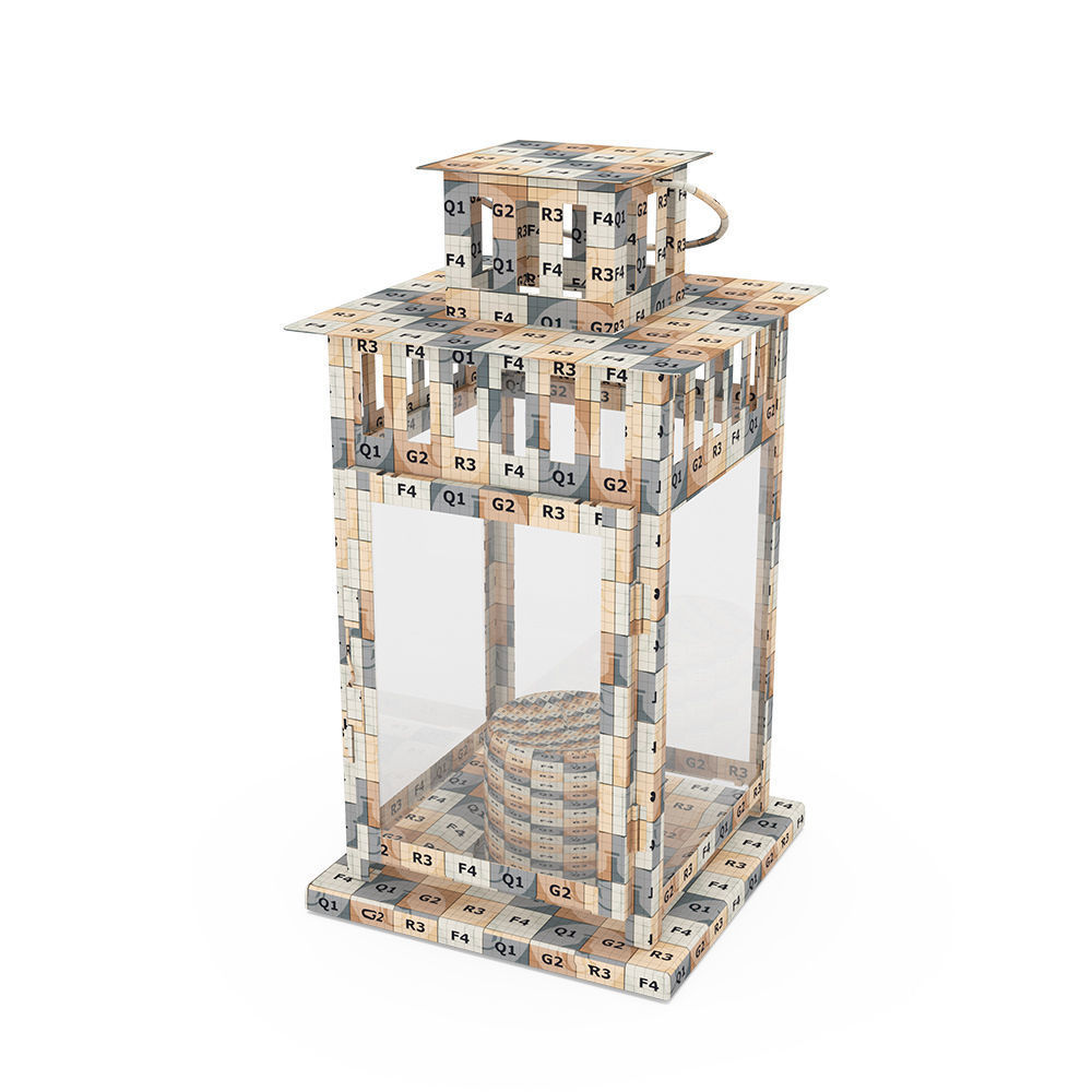 IKEA Borrby Lantern 3D model_2