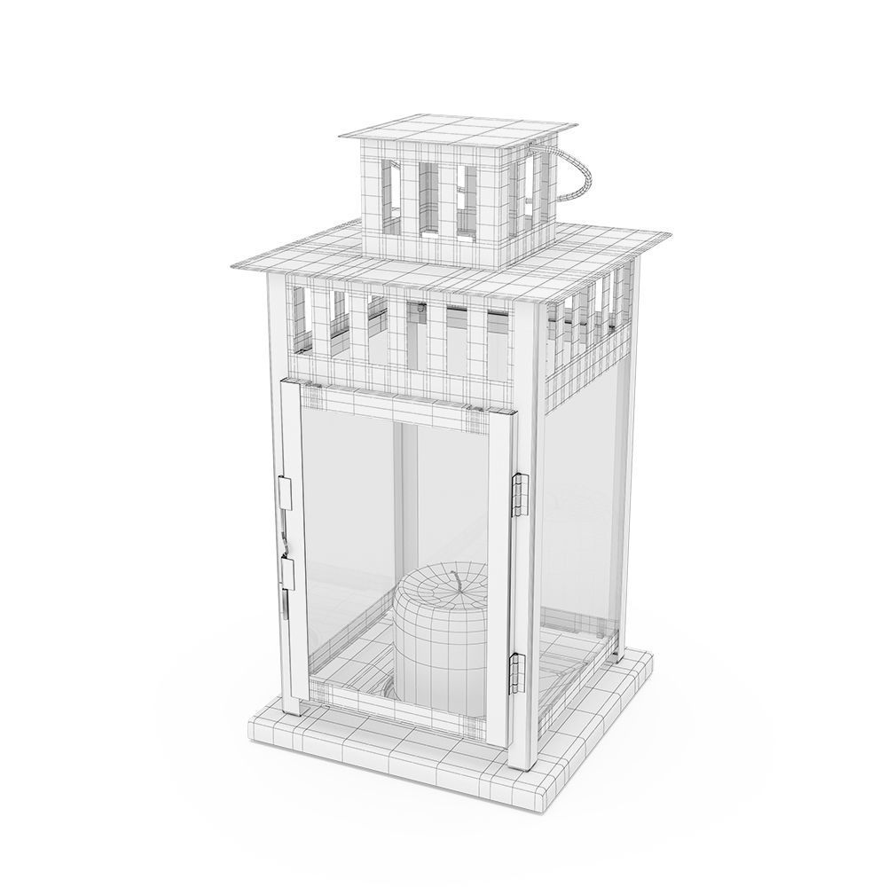 IKEA Borrby Lantern 3D model_3