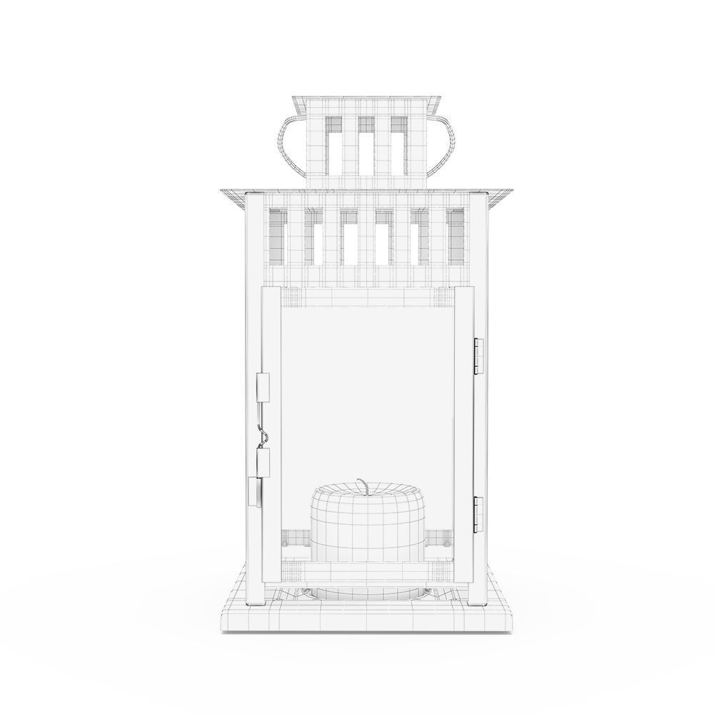 IKEA Borrby Lantern 3D model_4