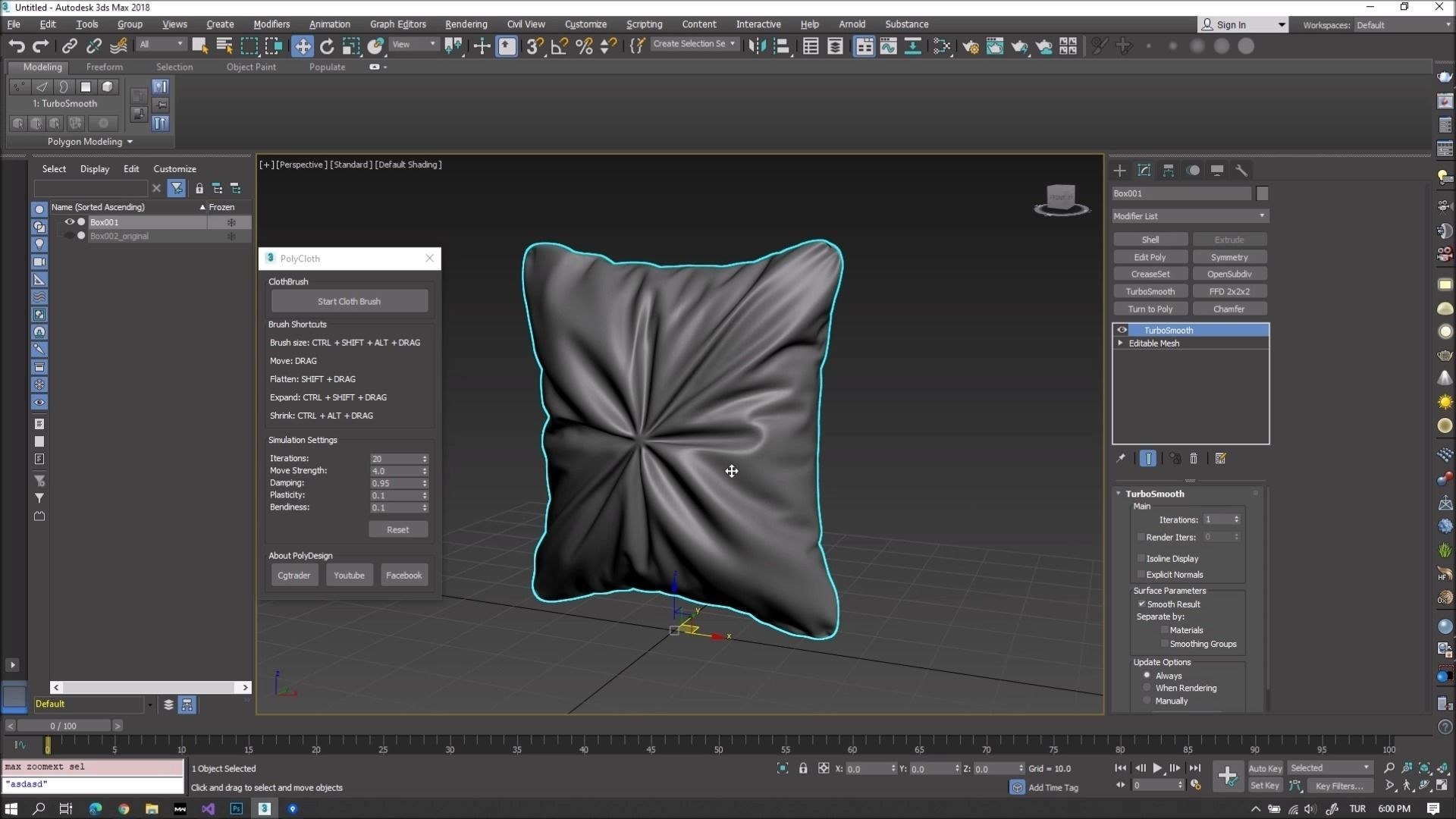 PolyCloth V2 ClothBrush Plugin for 3dsMax 3D model_4