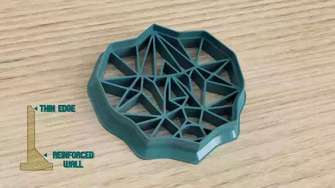 GEOMETRICAL LION- COOKIE CUTTER