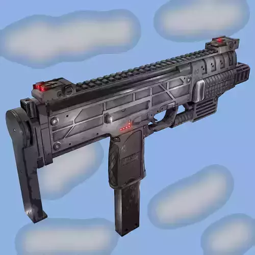 Sci-fi Mp7 3D model