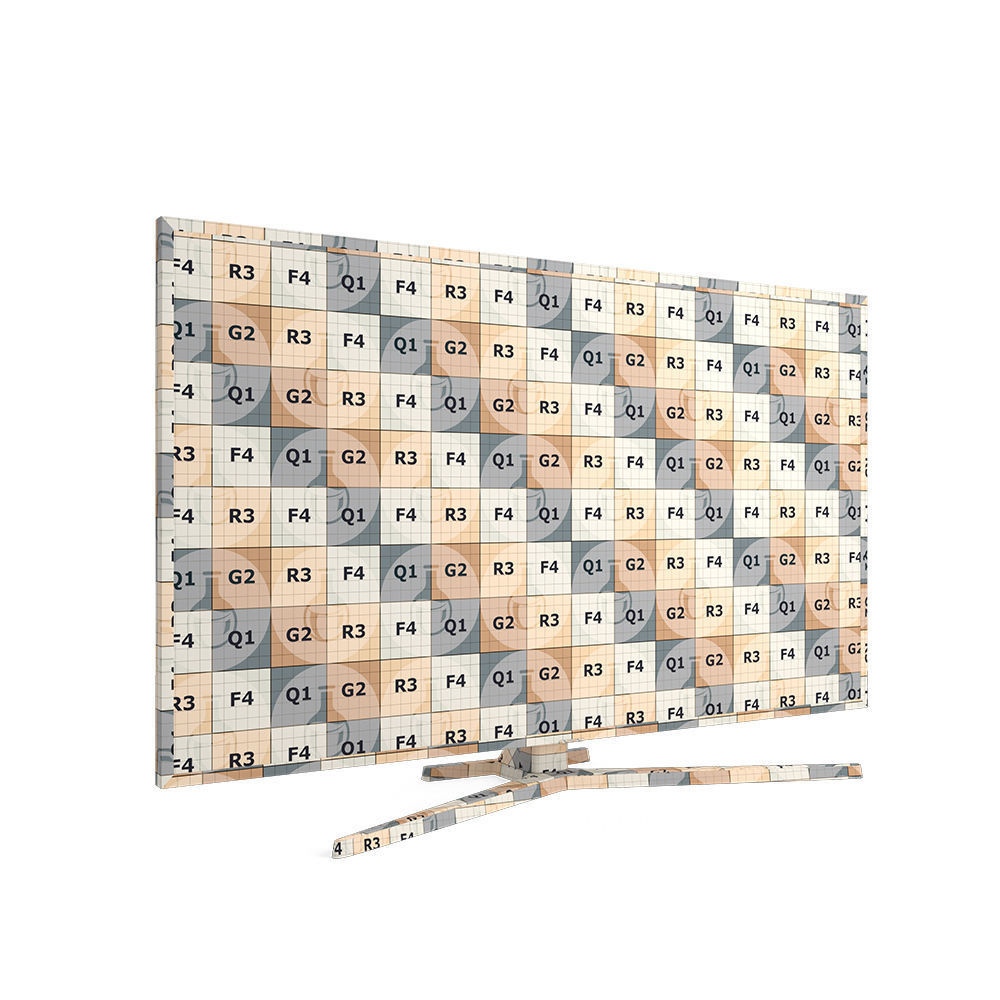 Samsung 50 UHD 4K Smart TV 3D model_4