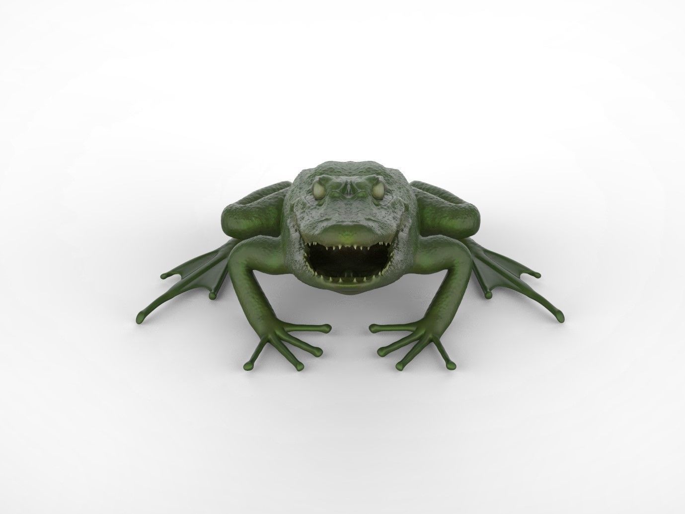 Froligator - Alifrog Hybrid Mashup 3D print model_3
