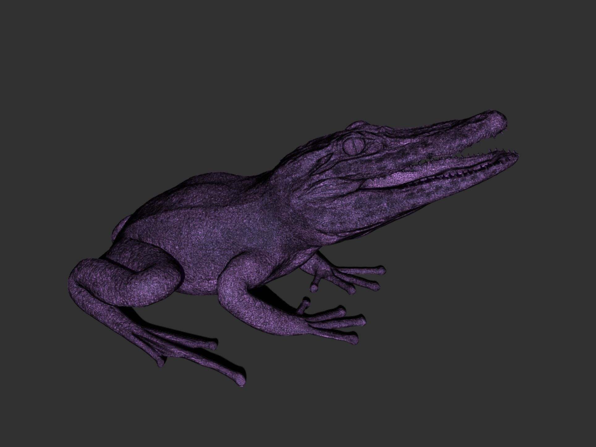 Froligator - Alifrog Hybrid Mashup 3D print model_4