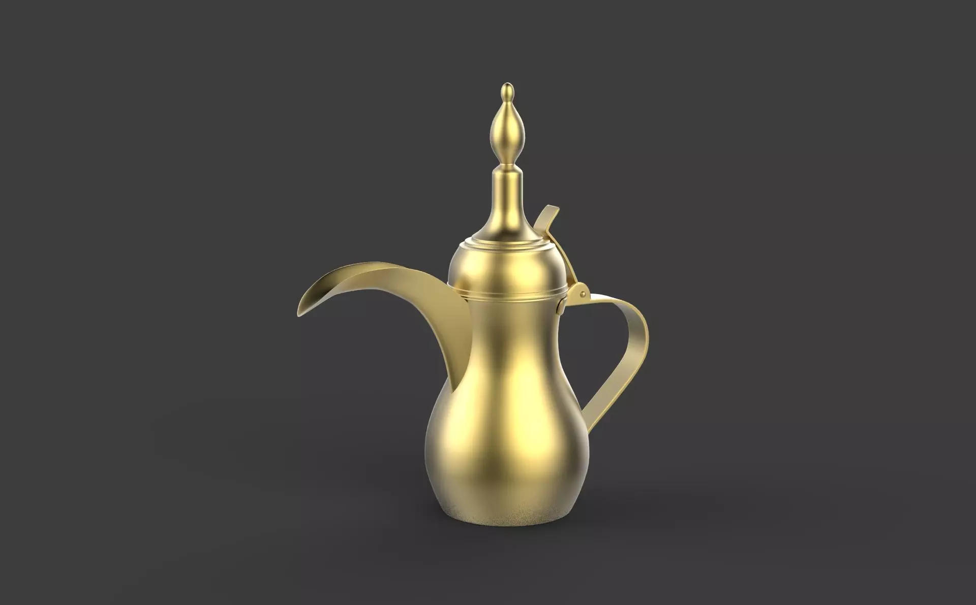 turkish coffee pot  3D model_0
