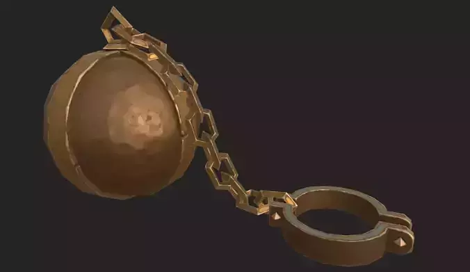 Stylized PBR Prison Ball