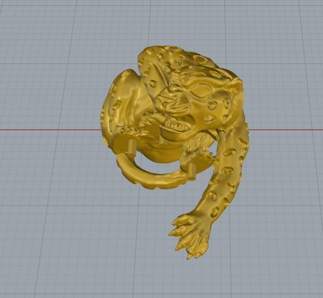 Magerit Tiger  3D print model_6