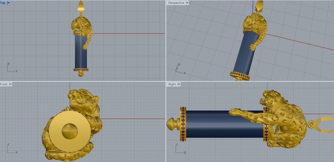 Magerit Tiger  3D print model_4