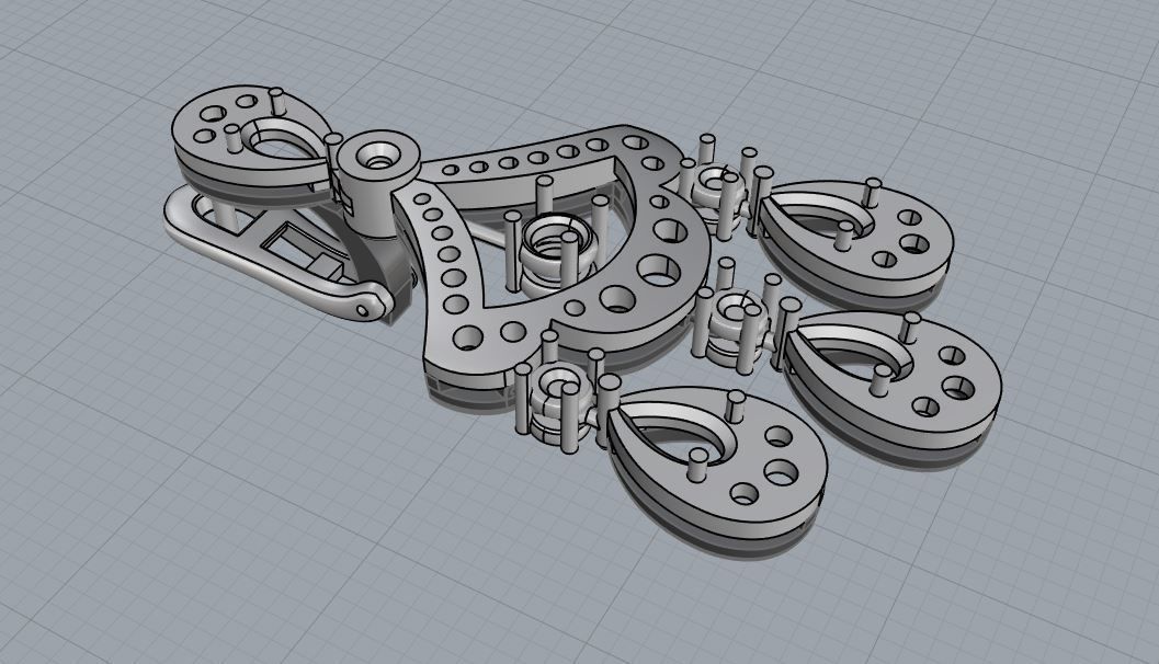 Graff Earrings 06 3D print model_10