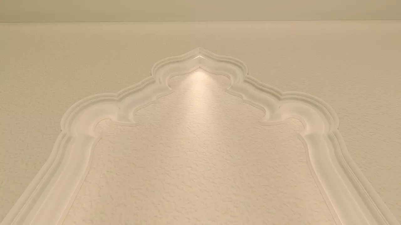 Wall panel molding 3 pieces LS design 3D model