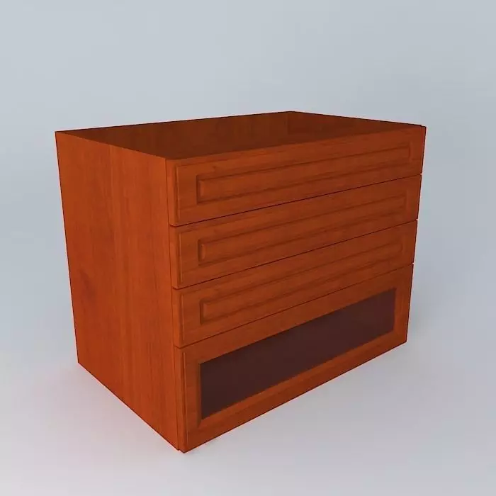 Royal Artycja Kitchen Cabinet DST 5-90 82 SV 3S 3D model_0