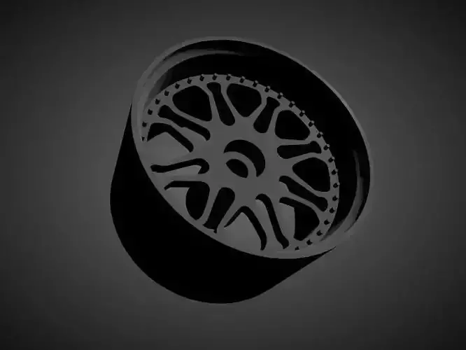 Forgiato F-Kato rims with Brakes and tires for Hot Wheels