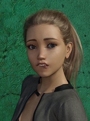 Teen Girl 3D model
