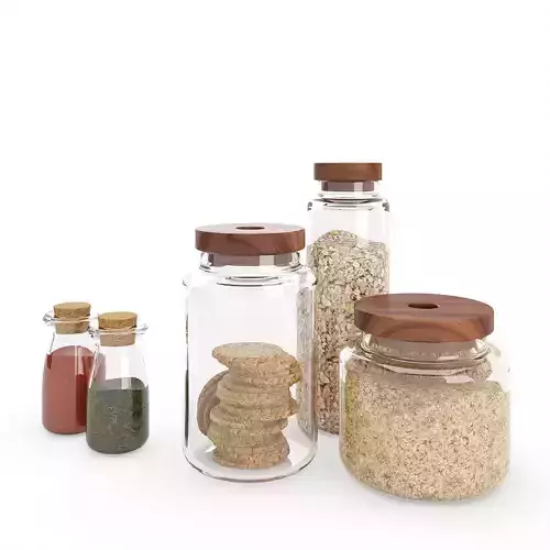 Kitchen Glass Jars