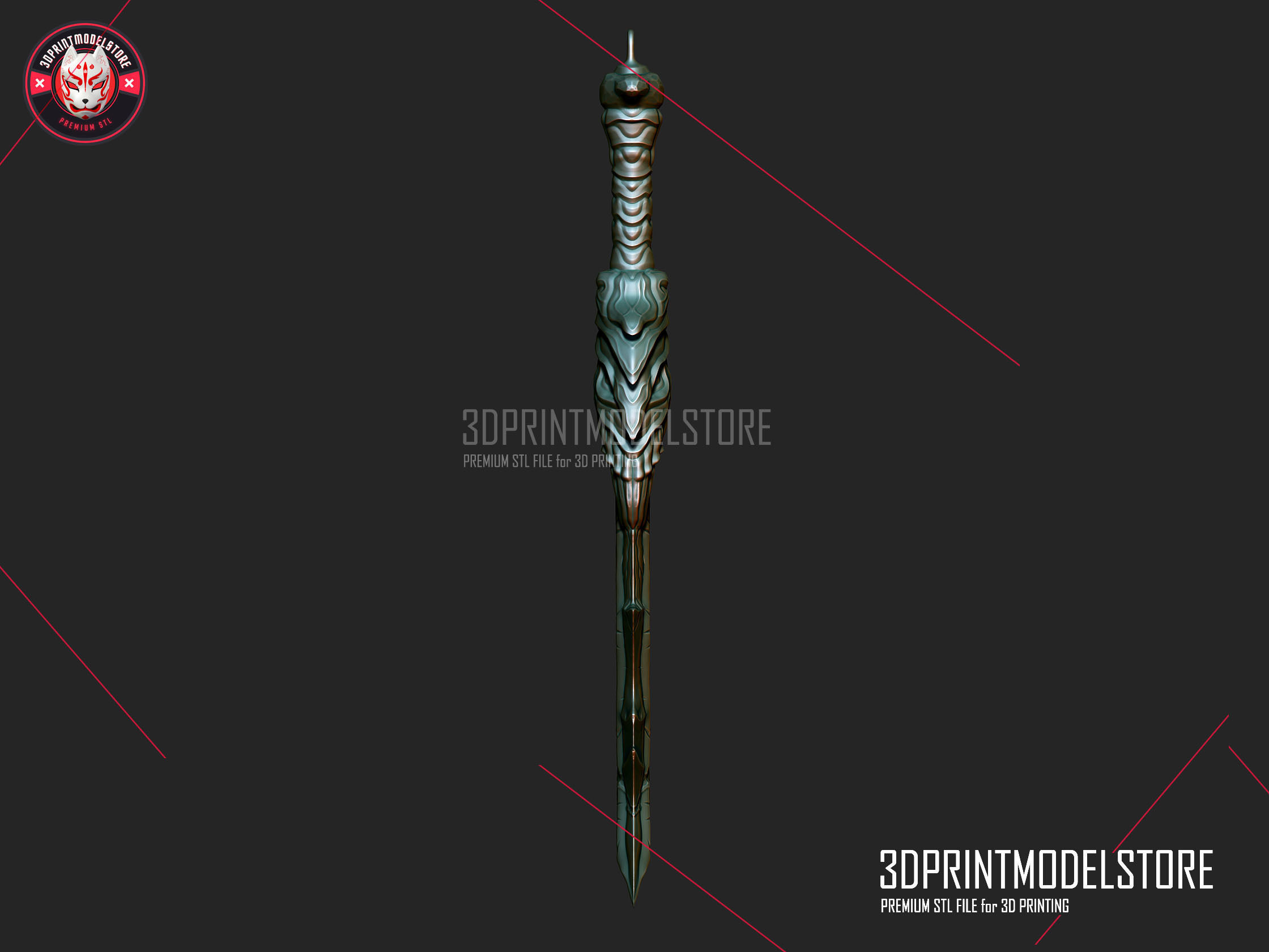 Blades of chaos - God of war Cosplay Weapon 3D print model_1