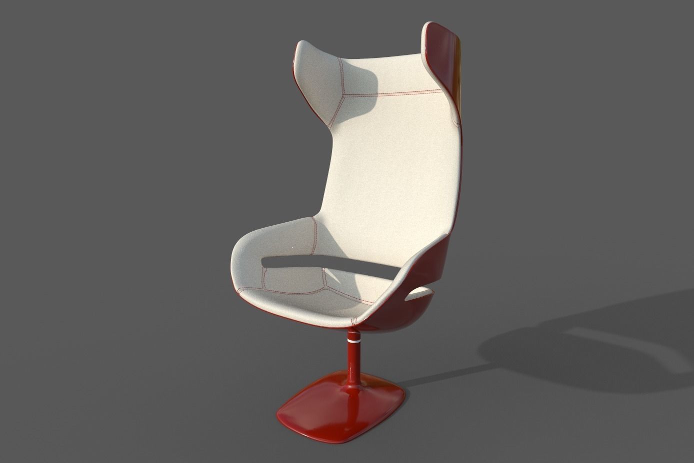 Chair-24 chair Low-poly 3D model_1