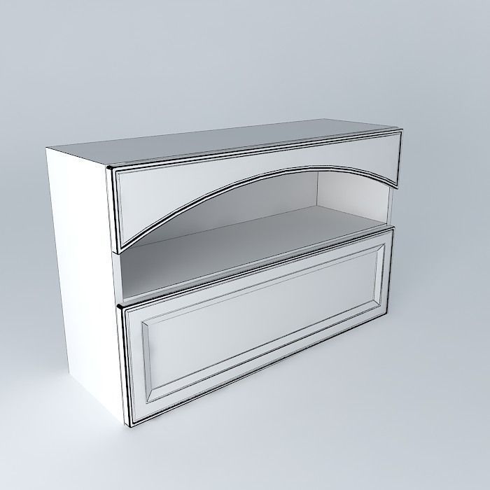 Royal Artycja Kitchen Cabinet GBO 5 90 57 OV B 3D model_3